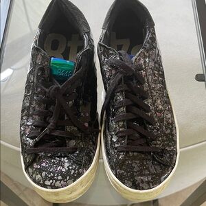 P448 Black and Purple Women's Sneakers